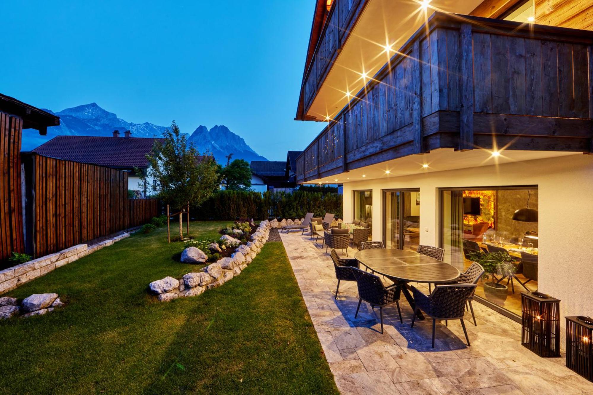 Private Spa & Garden Alpi Garmisch-Partenkirchen járás Kültér fotó